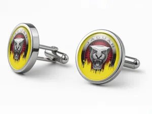 Jaguar Personalized Cufflinks Men Racing Drift Premium Model